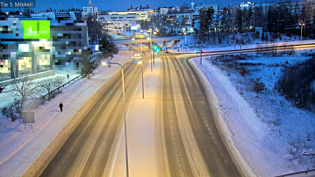 Weather Camera Image Road 5 Mikkeli, Mikkeli, Etelä-Savo