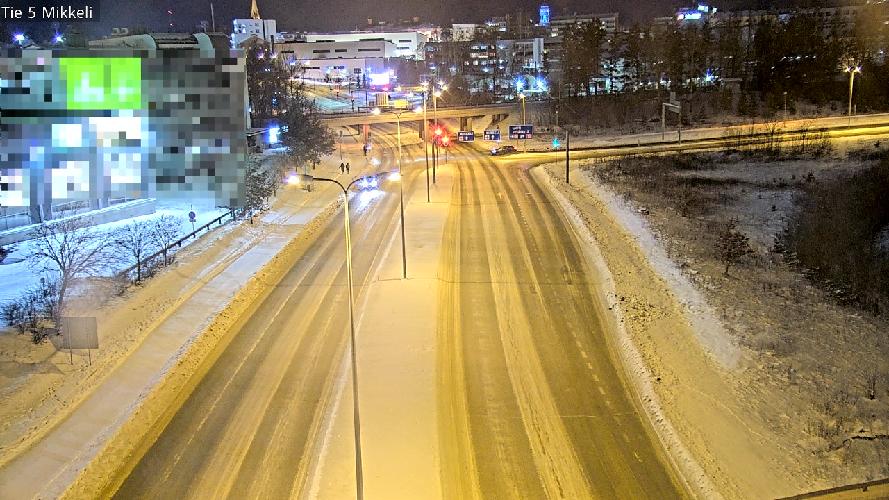 Weather Camera Image Road 5 Mikkeli, Mikkeli, Etelä-Savo
