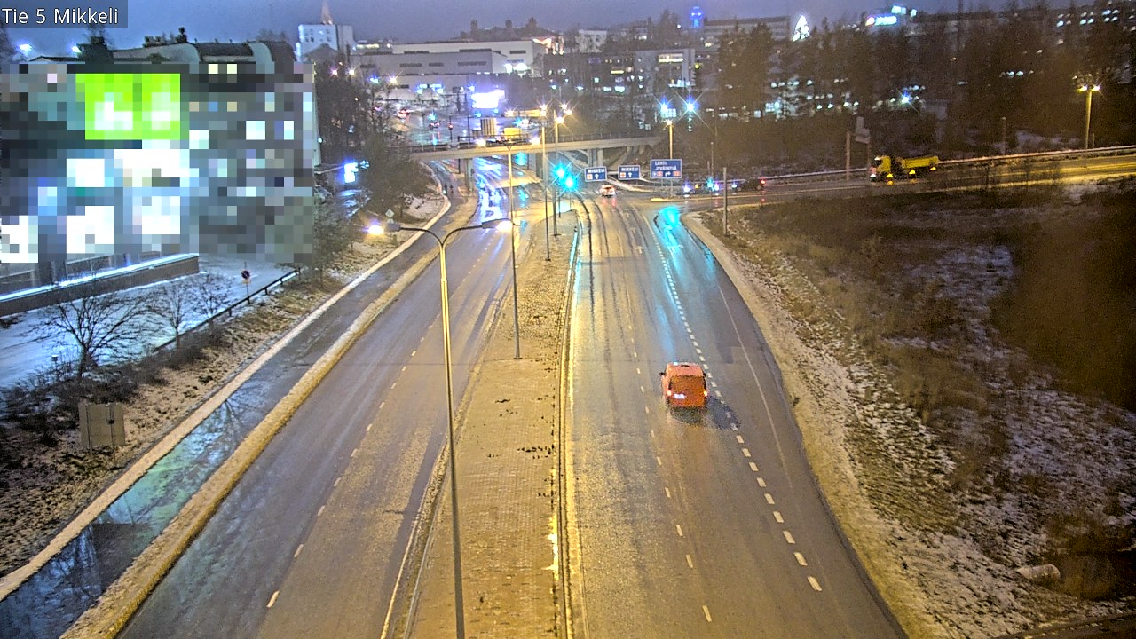 Weather Camera Image Road 5 Mikkeli, Mikkeli, Etelä-Savo