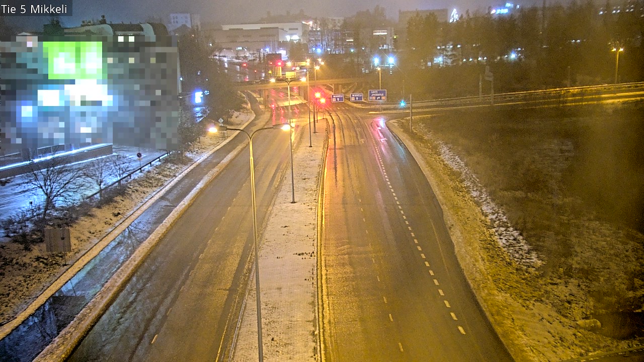 Weather Camera Image Road 5 Mikkeli, Mikkeli, Etelä-Savo
