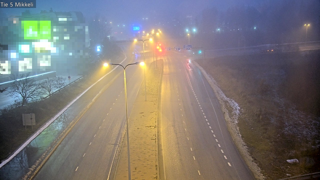 Weather Camera Image Road 5 Mikkeli, Mikkeli, Etelä-Savo