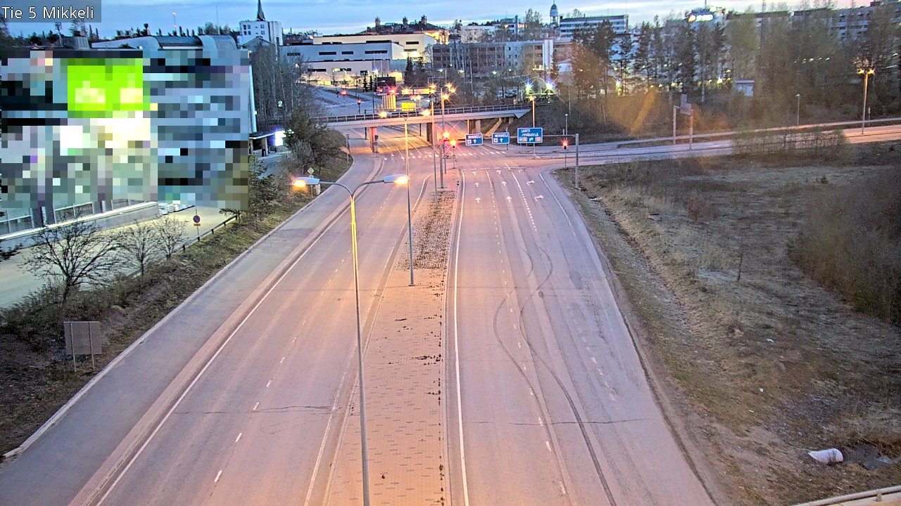 Weather Camera Image Road 5 Mikkeli, Mikkeli, Etelä-Savo
