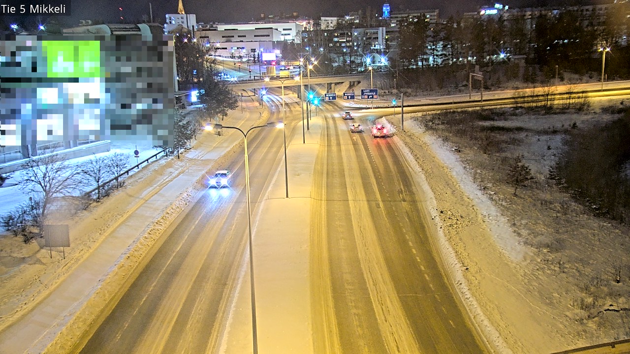 Weather Camera Image Road 5 Mikkeli, Mikkeli, Etelä-Savo