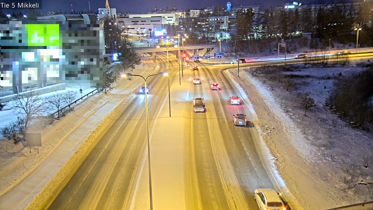 Weather Camera Image Road 5 Mikkeli, Mikkeli, Etelä-Savo