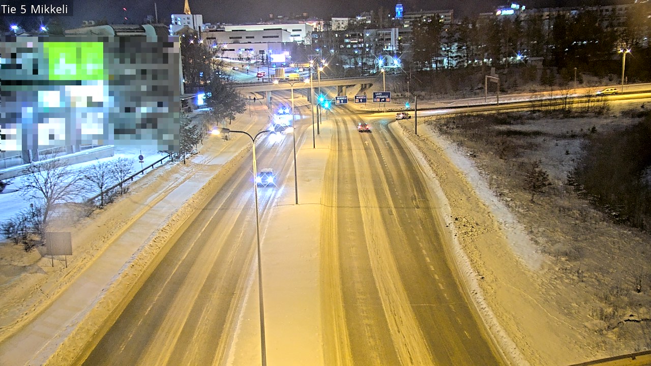 Weather Camera Image Road 5 Mikkeli, Mikkeli, Etelä-Savo