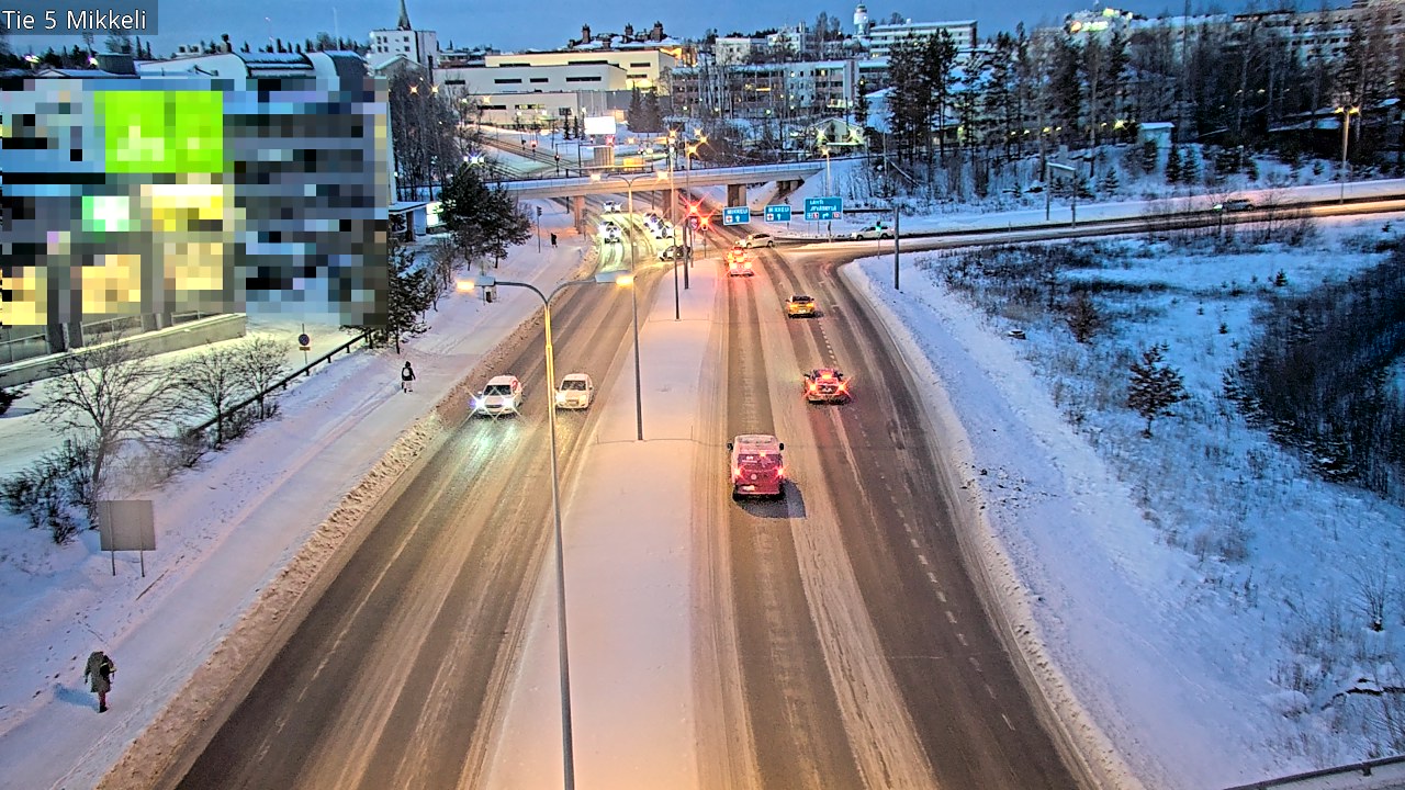 Weather Camera Image Road 5 Mikkeli, Mikkeli, Etelä-Savo