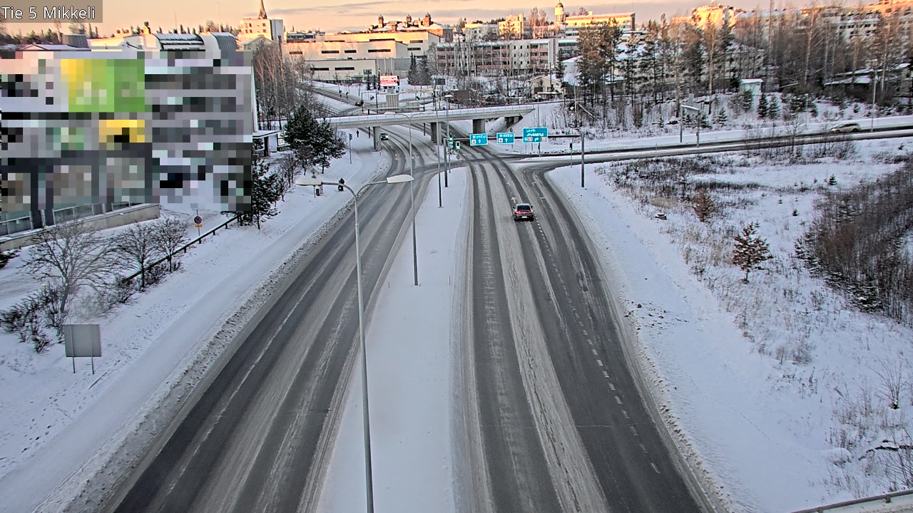 Weather Camera Image Road 5 Mikkeli, Mikkeli, Etelä-Savo