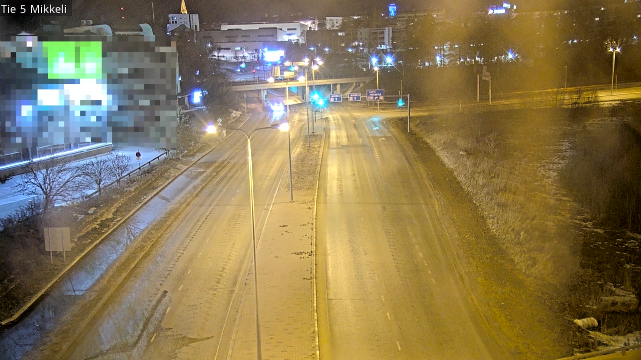 Weather Camera Image Road 5 Mikkeli, Mikkeli, Etelä-Savo