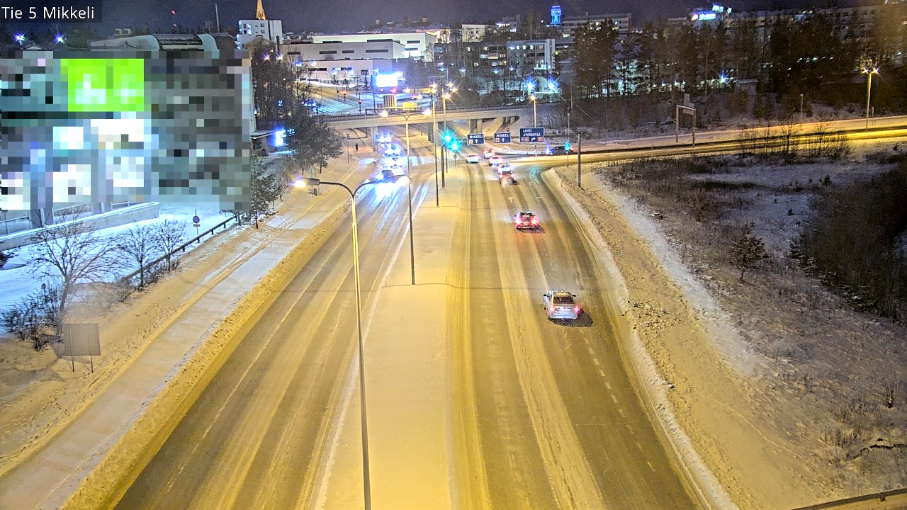 Weather Camera Image Road 5 Mikkeli, Mikkeli, Etelä-Savo