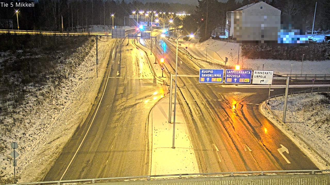 Weather Camera Image Road 5 Mikkeli, Mikkeli, Etelä-Savo