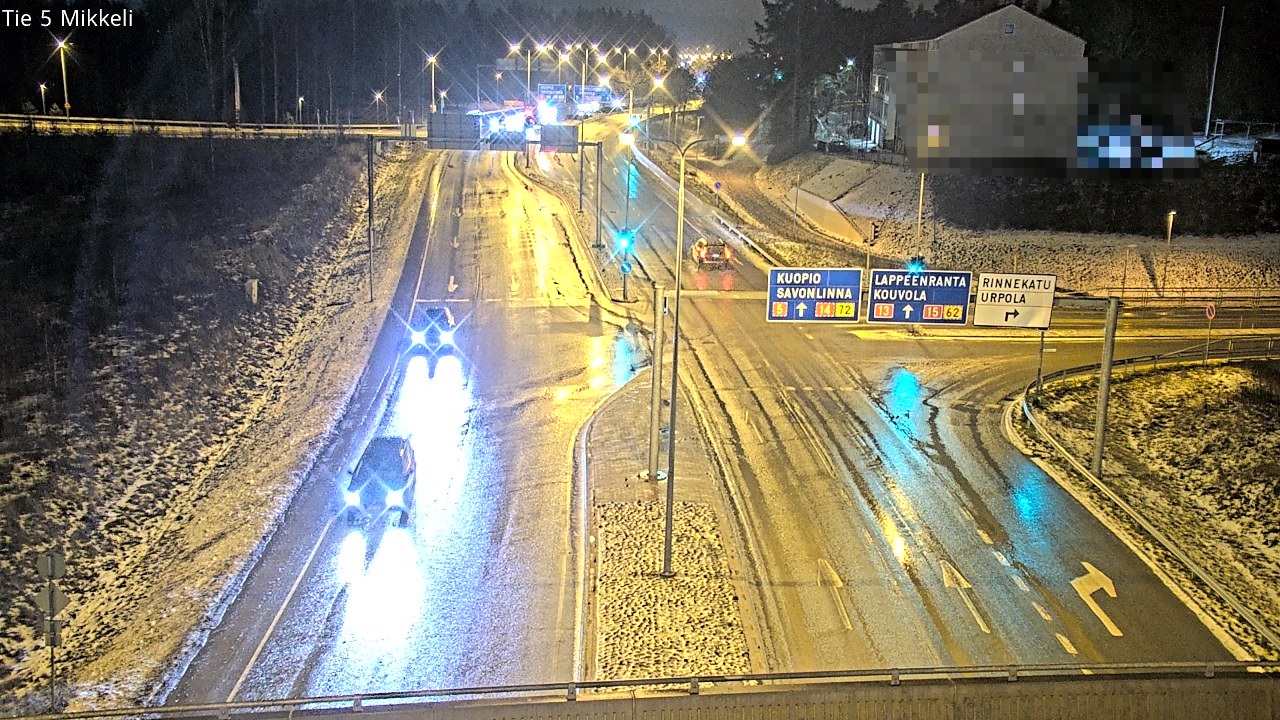 Weather Camera Image Road 5 Mikkeli, Mikkeli, Etelä-Savo