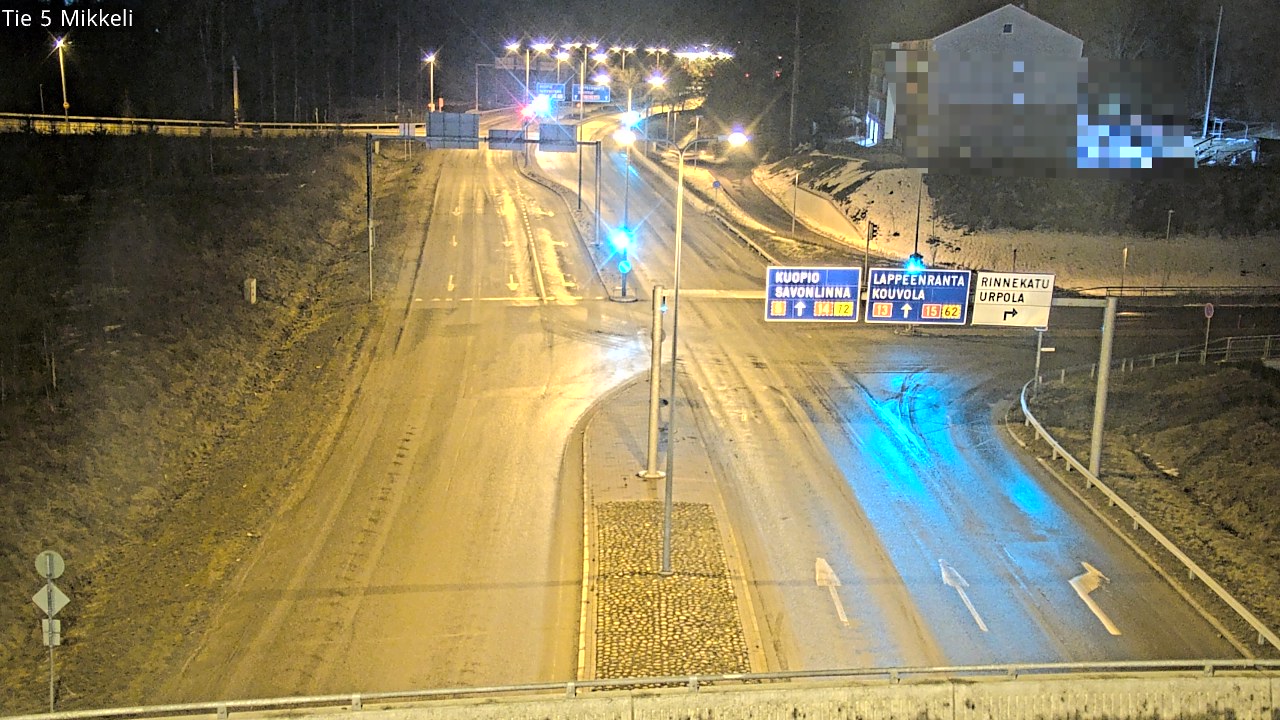 Weather Camera Image Road 5 Mikkeli, Mikkeli, Etelä-Savo