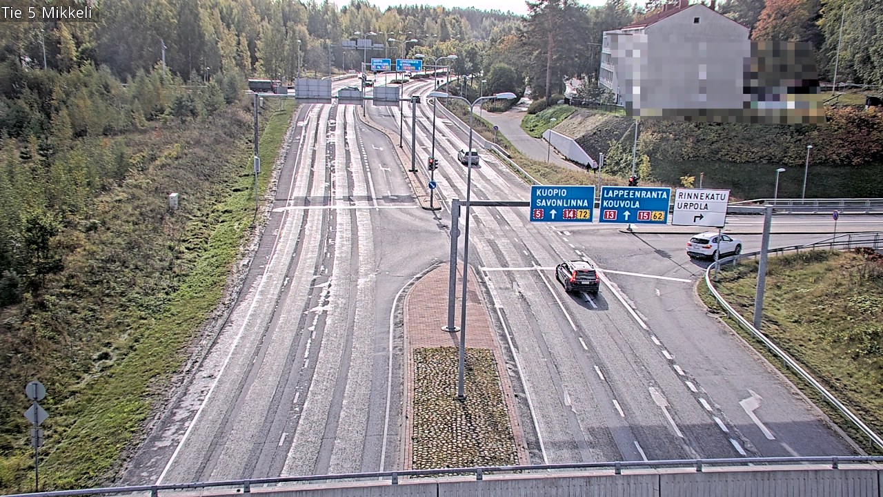 Weather Camera Image Road 5 Mikkeli, Mikkeli, Etelä-Savo
