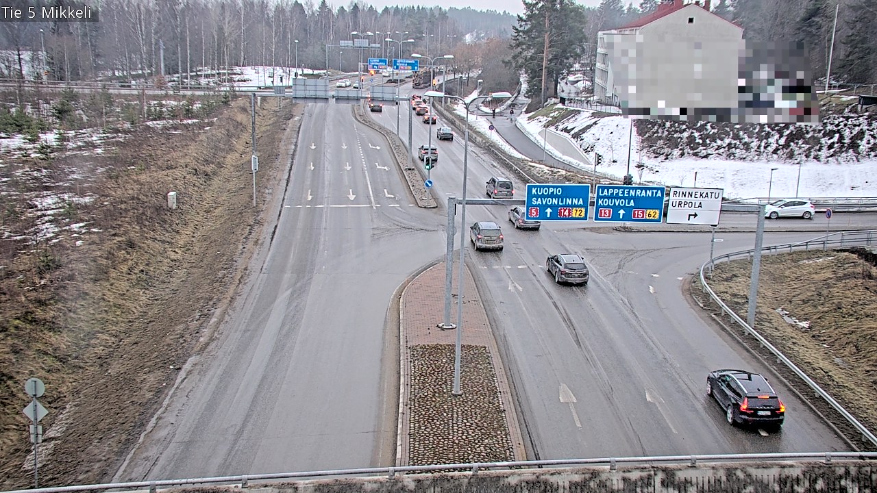 Weather Camera Image Road 5 Mikkeli, Mikkeli, Etelä-Savo