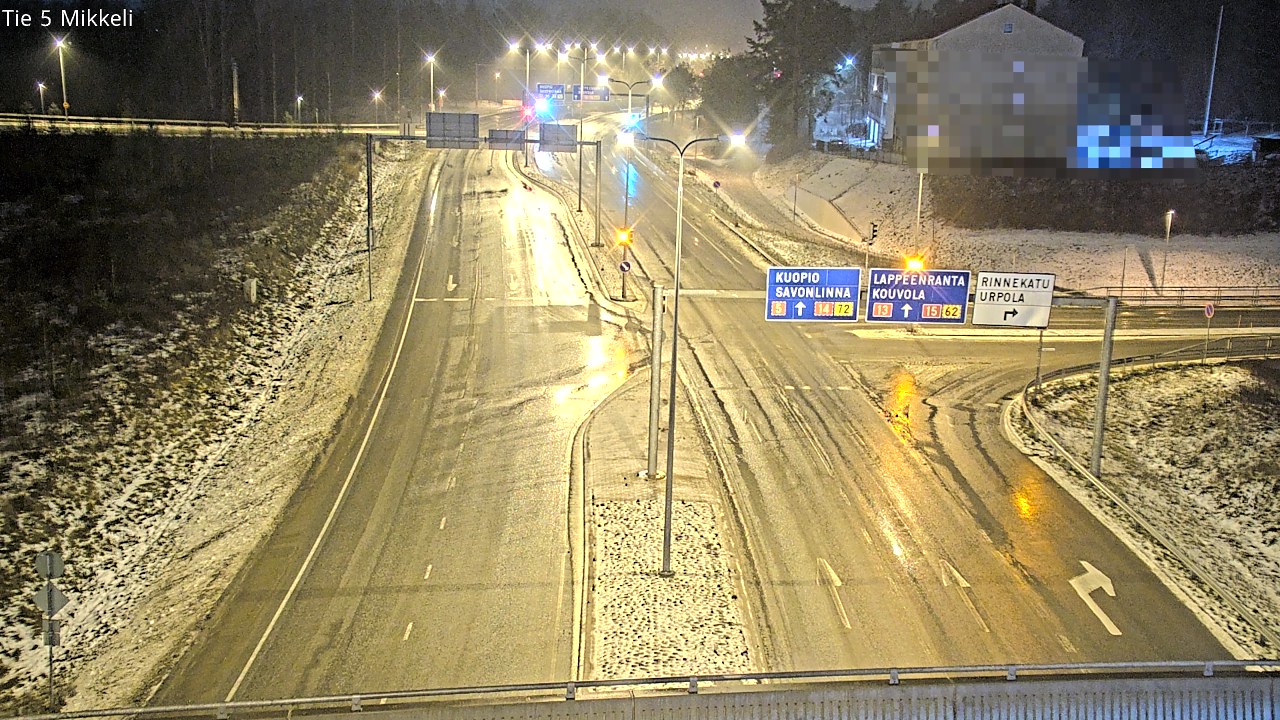 Weather Camera Image Road 5 Mikkeli, Mikkeli, Etelä-Savo