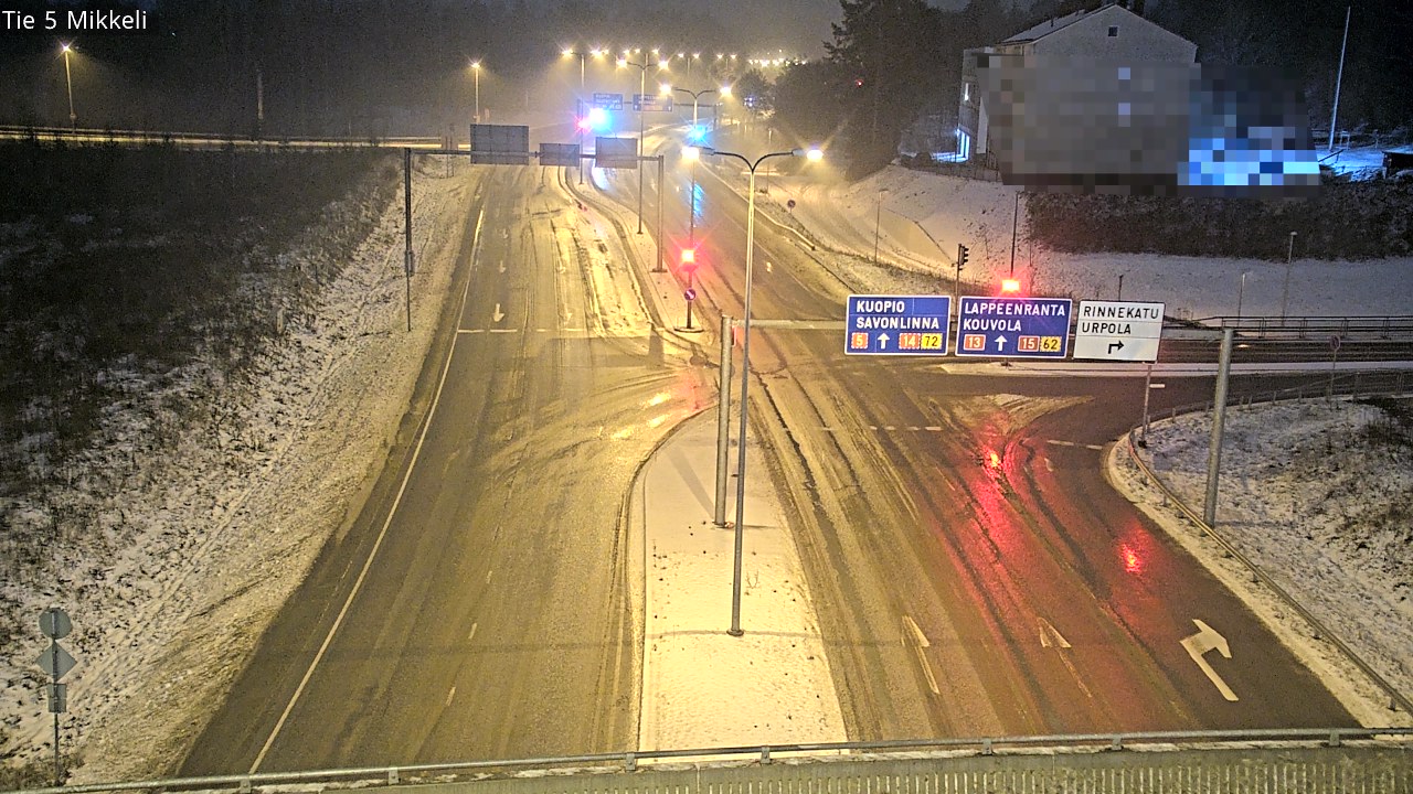 Weather Camera Image Road 5 Mikkeli, Mikkeli, Etelä-Savo