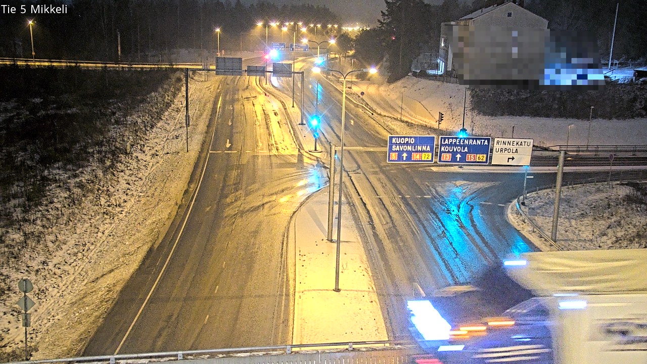 Weather Camera Image Road 5 Mikkeli, Mikkeli, Etelä-Savo