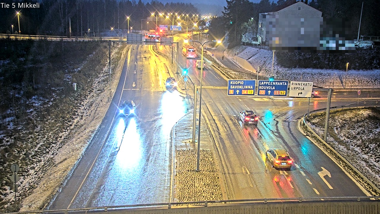 Weather Camera Image Road 5 Mikkeli, Mikkeli, Etelä-Savo