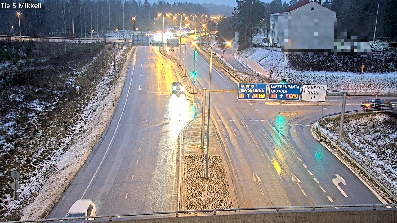 Weather Camera Image Road 5 Mikkeli, Mikkeli, Etelä-Savo