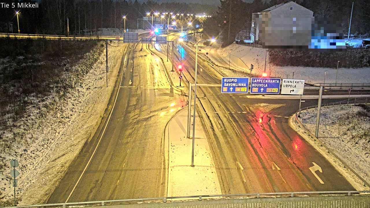 Weather Camera Image Road 5 Mikkeli, Mikkeli, Etelä-Savo