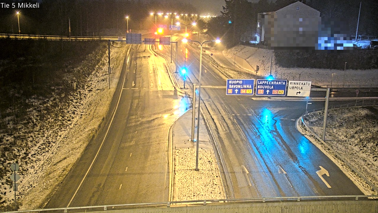 Weather Camera Image Road 5 Mikkeli, Mikkeli, Etelä-Savo
