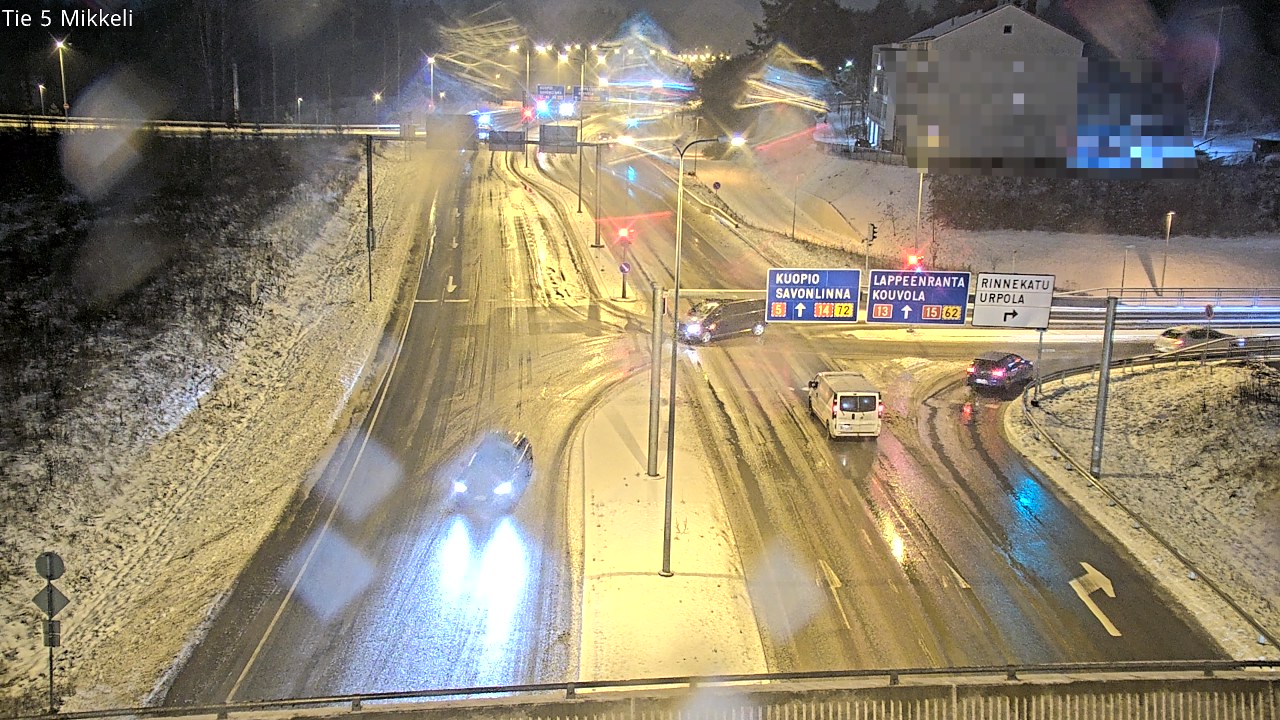 Weather Camera Image Road 5 Mikkeli, Mikkeli, Etelä-Savo