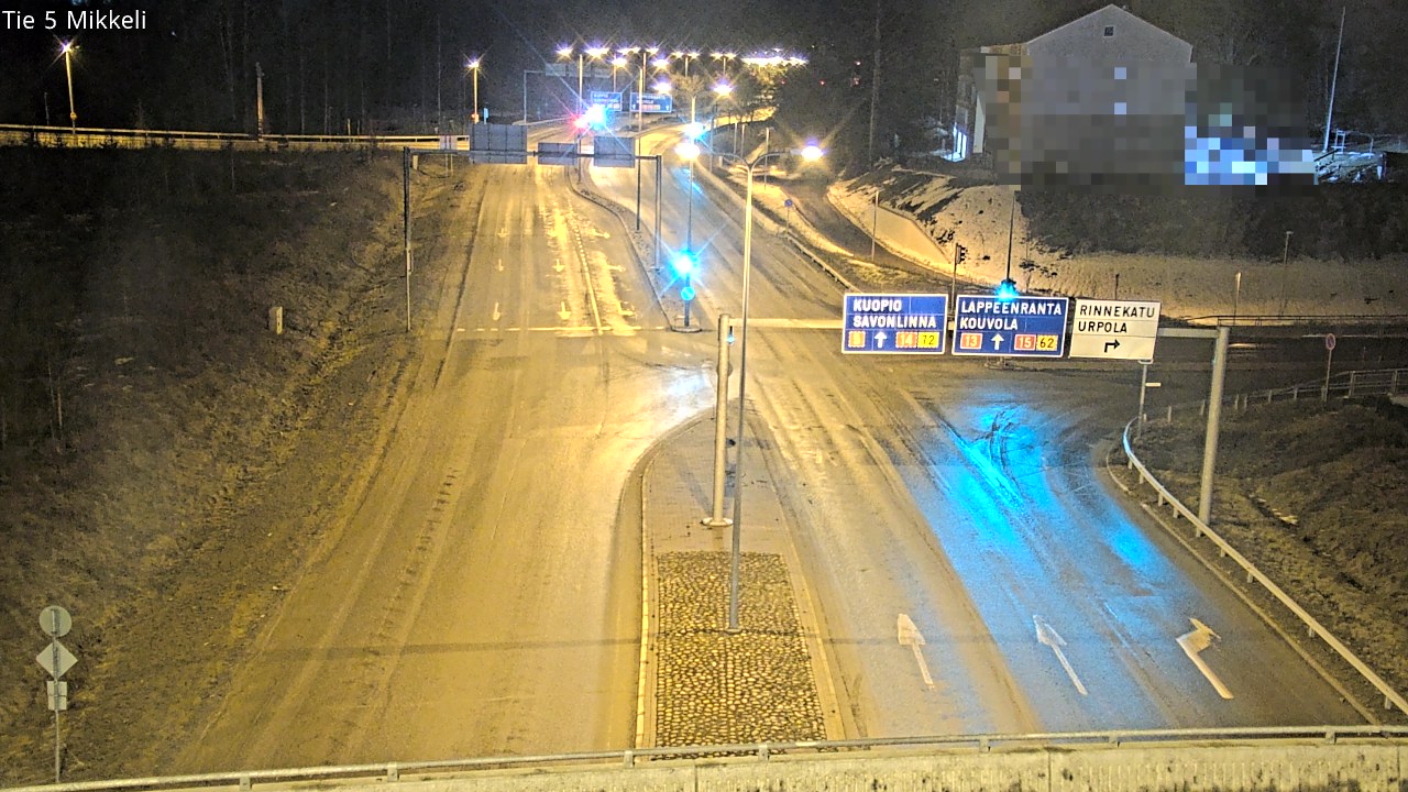 Weather Camera Image Road 5 Mikkeli, Mikkeli, Etelä-Savo