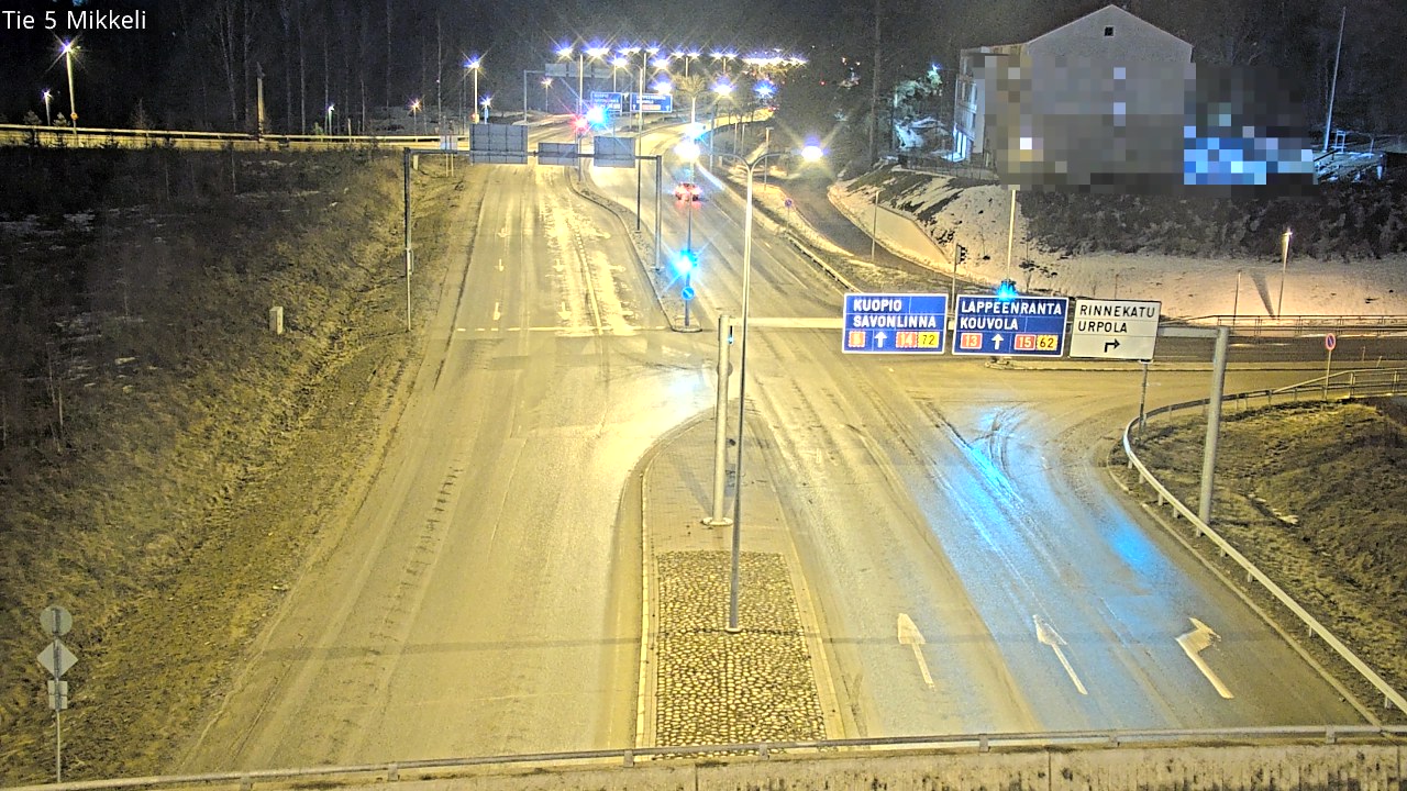 Weather Camera Image Road 5 Mikkeli, Mikkeli, Etelä-Savo