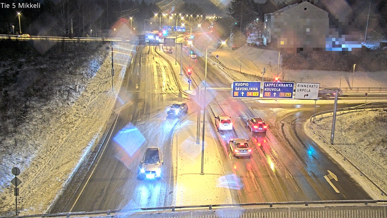 Weather Camera Image Road 5 Mikkeli, Mikkeli, Etelä-Savo