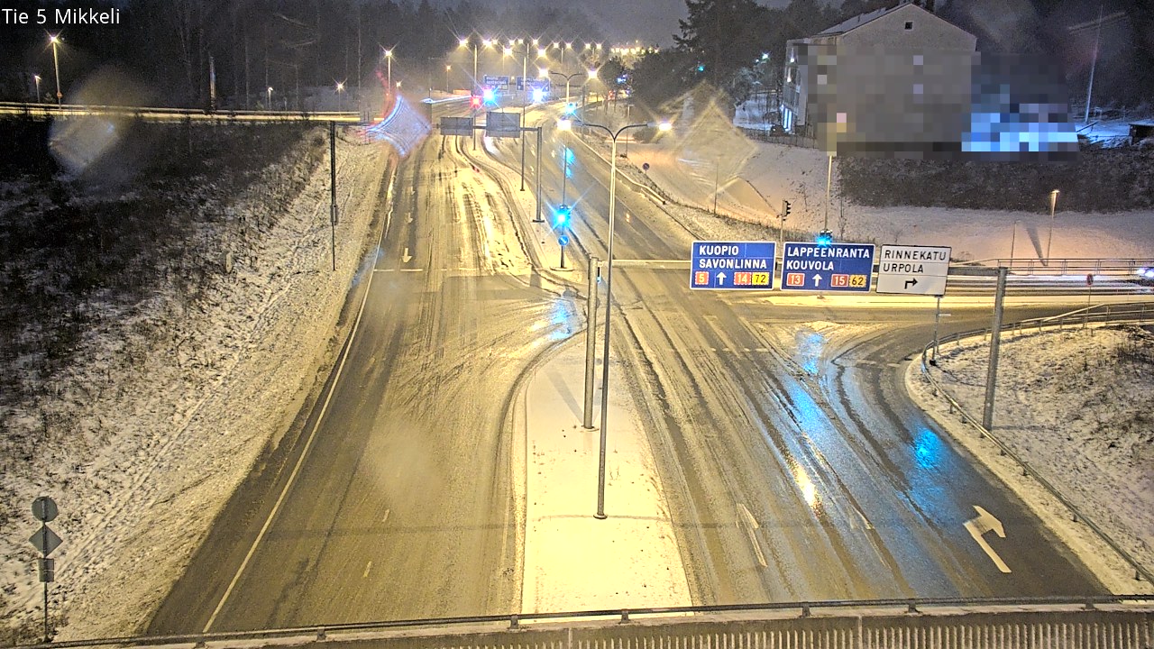 Weather Camera Image Road 5 Mikkeli, Mikkeli, Etelä-Savo
