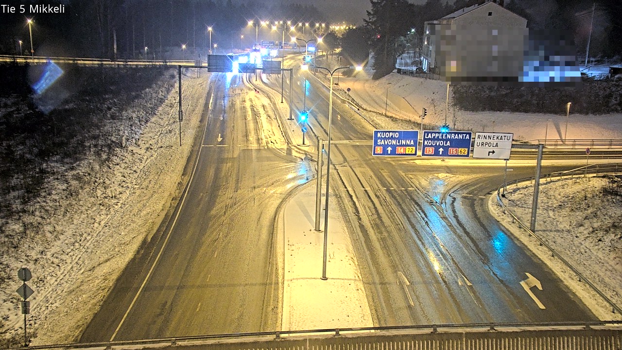Weather Camera Image Road 5 Mikkeli, Mikkeli, Etelä-Savo