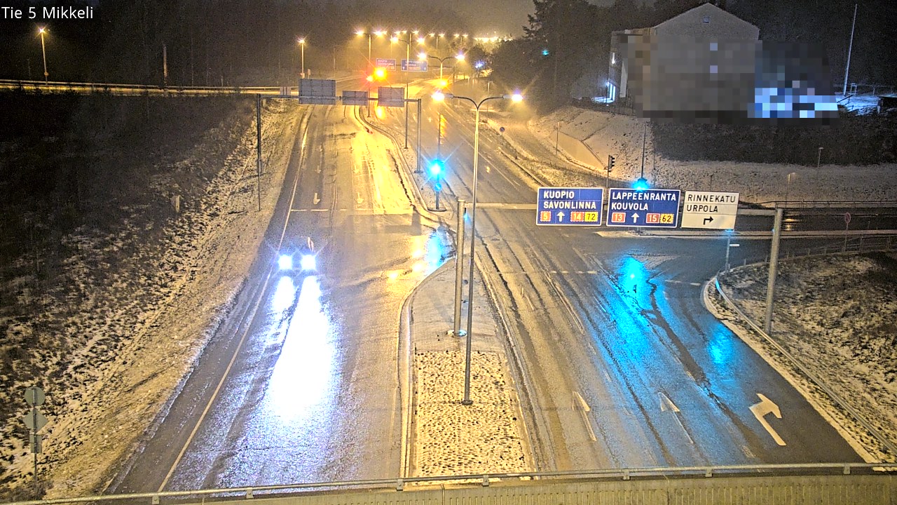 Weather Camera Image Road 5 Mikkeli, Mikkeli, Etelä-Savo