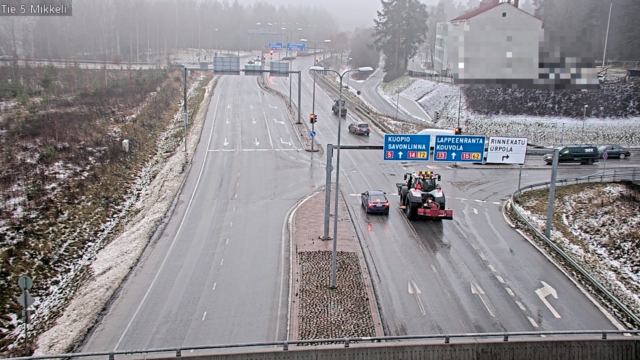 Weather Camera Image Road 5 Mikkeli, Mikkeli, Etelä-Savo