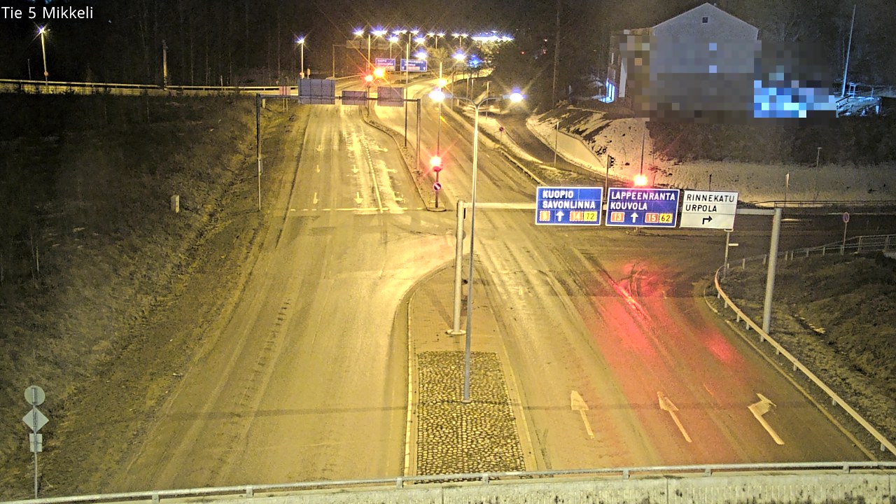Weather Camera Image Road 5 Mikkeli, Mikkeli, Etelä-Savo