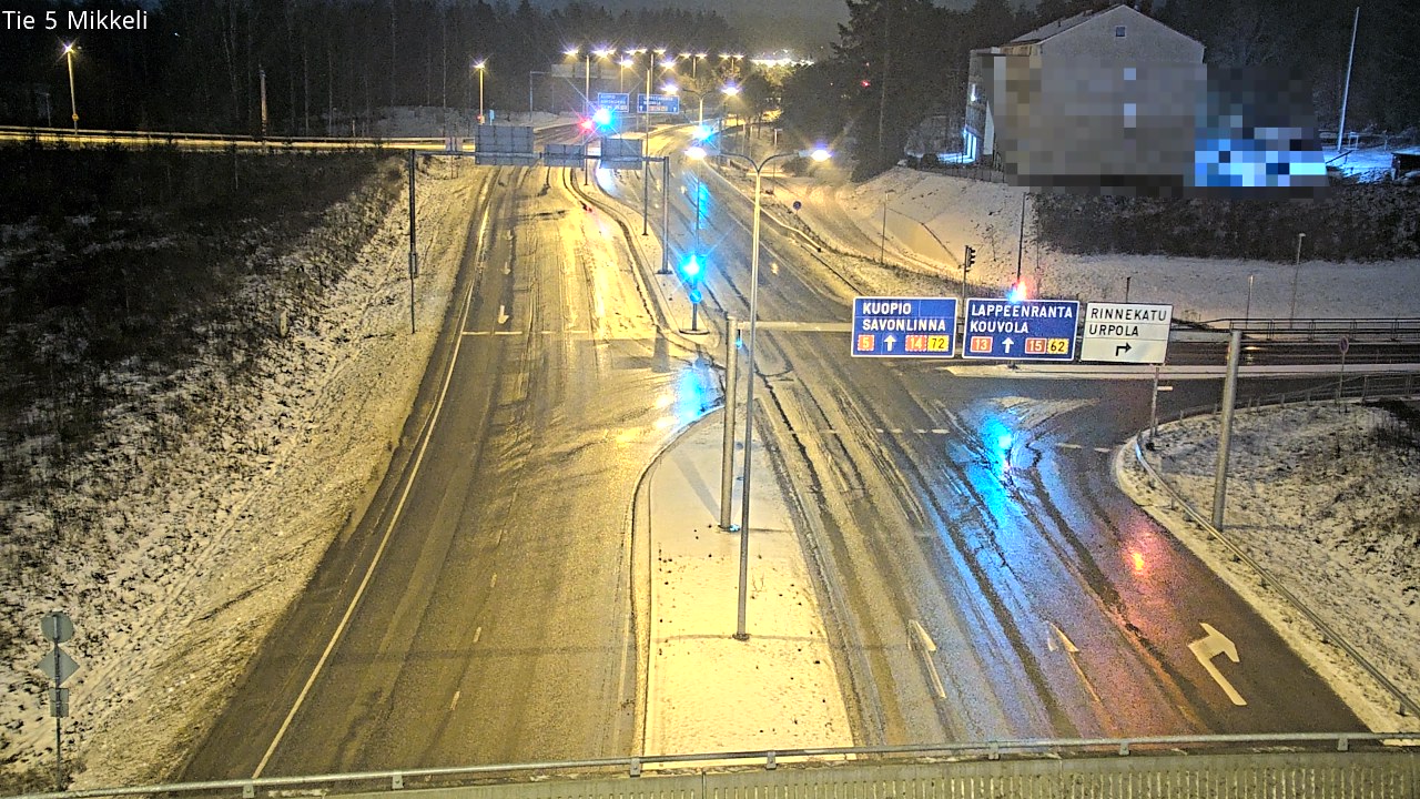 Weather Camera Image Road 5 Mikkeli, Mikkeli, Etelä-Savo