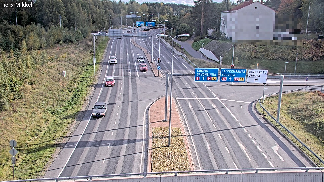 Weather Camera Image Road 5 Mikkeli, Mikkeli, Etelä-Savo