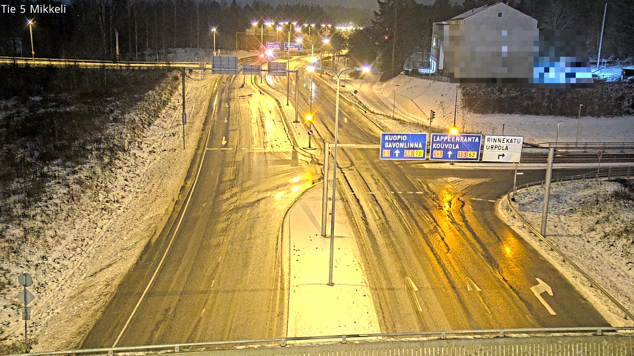 Weather Camera Image Road 5 Mikkeli, Mikkeli, Etelä-Savo