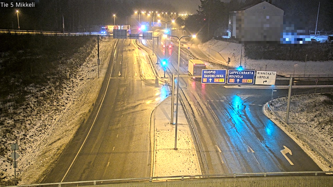 Weather Camera Image Road 5 Mikkeli, Mikkeli, Etelä-Savo