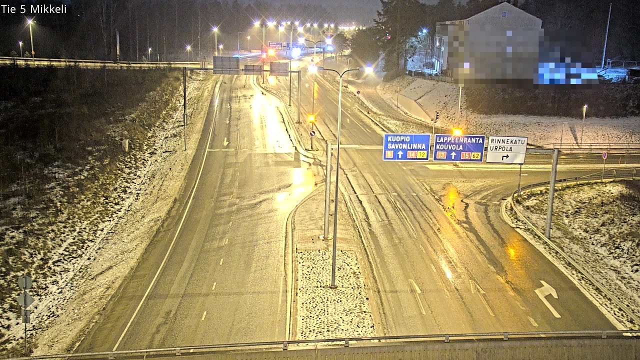 Weather Camera Image Road 5 Mikkeli, Mikkeli, Etelä-Savo