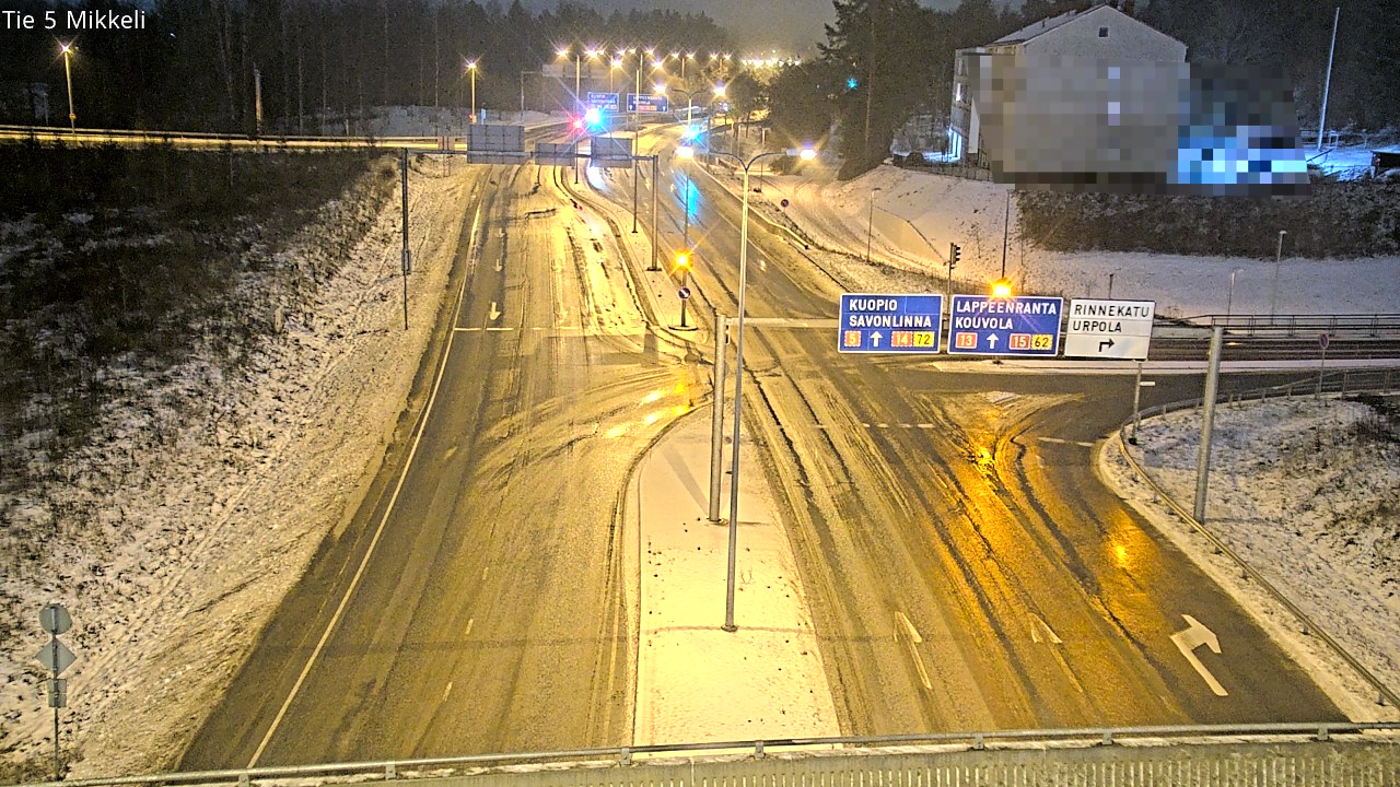 Weather Camera Image Road 5 Mikkeli, Mikkeli, Etelä-Savo