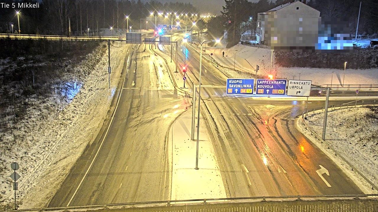 Weather Camera Image Road 5 Mikkeli, Mikkeli, Etelä-Savo