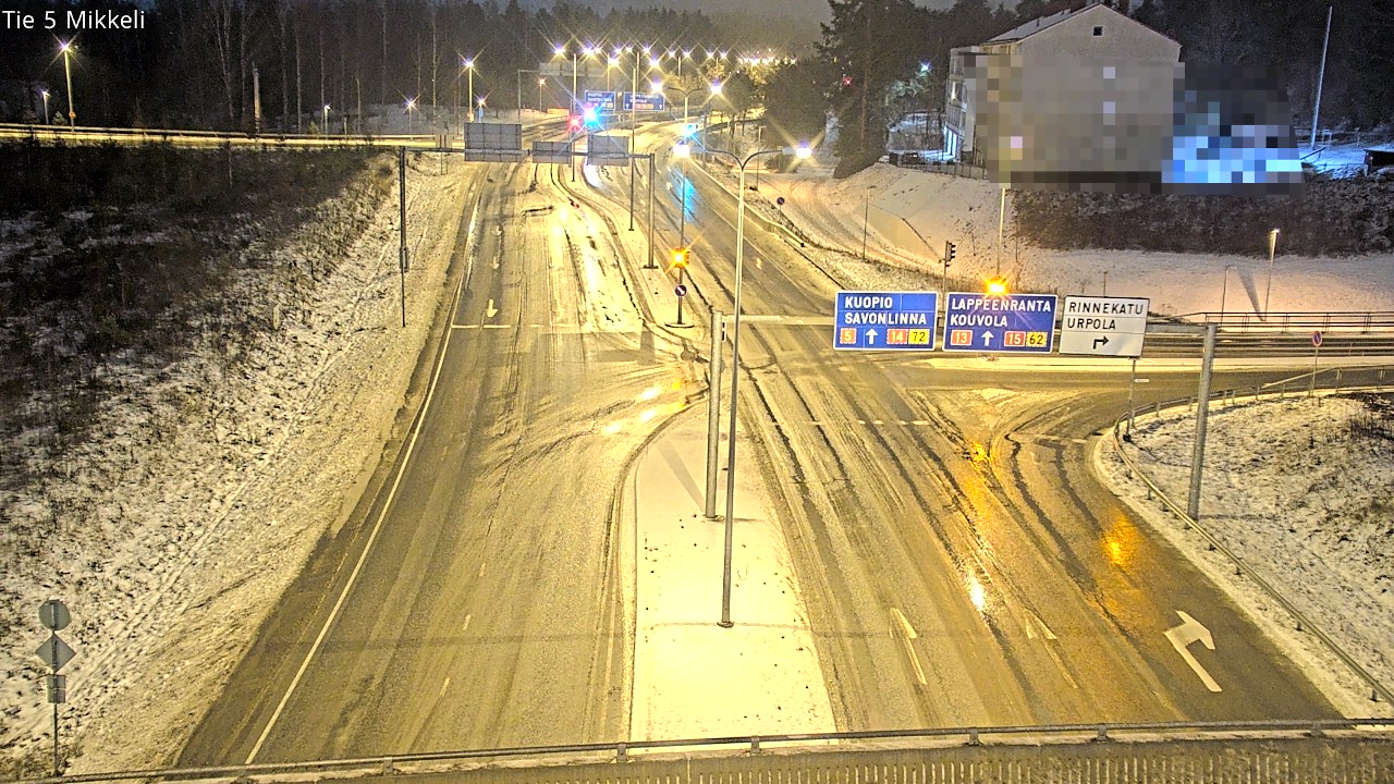 Weather Camera Image Road 5 Mikkeli, Mikkeli, Etelä-Savo