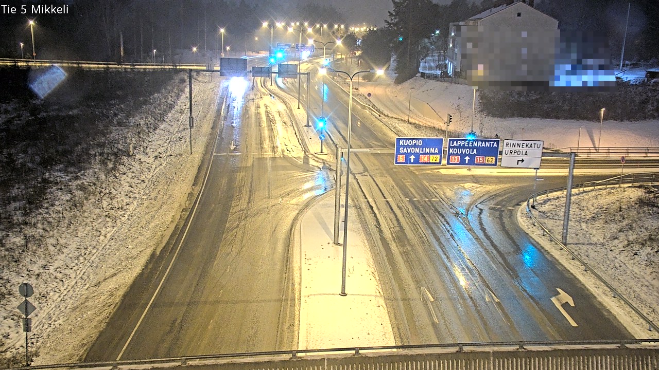 Weather Camera Image Road 5 Mikkeli, Mikkeli, Etelä-Savo