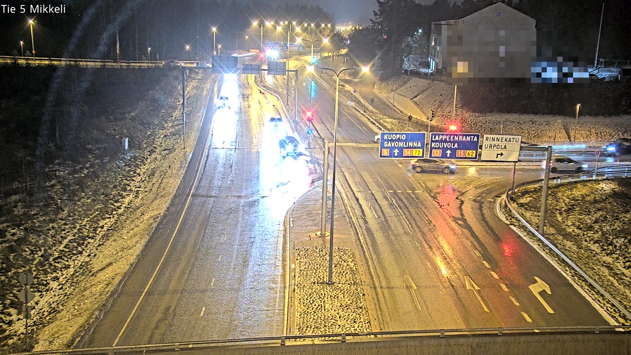 Weather Camera Image Road 5 Mikkeli, Mikkeli, Etelä-Savo