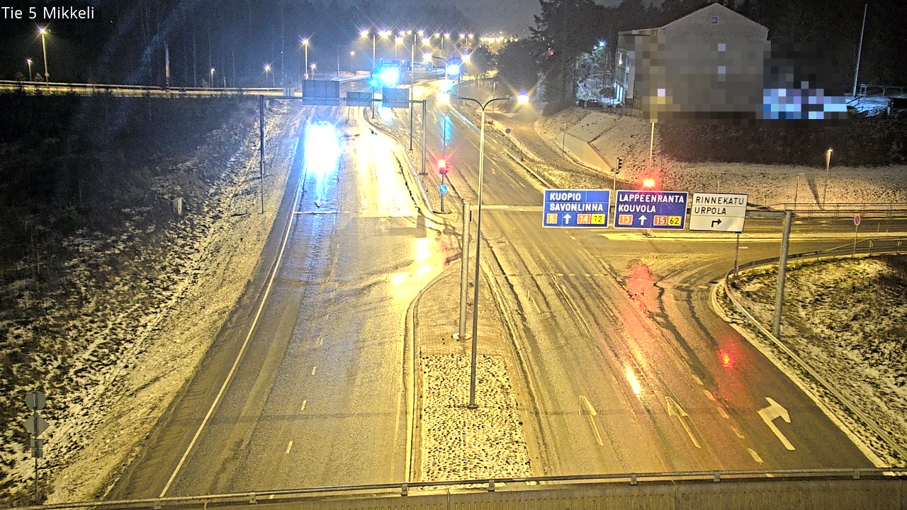 Weather Camera Image Road 5 Mikkeli, Mikkeli, Etelä-Savo