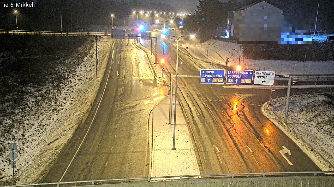 Weather Camera Image Road 5 Mikkeli, Mikkeli, Etelä-Savo