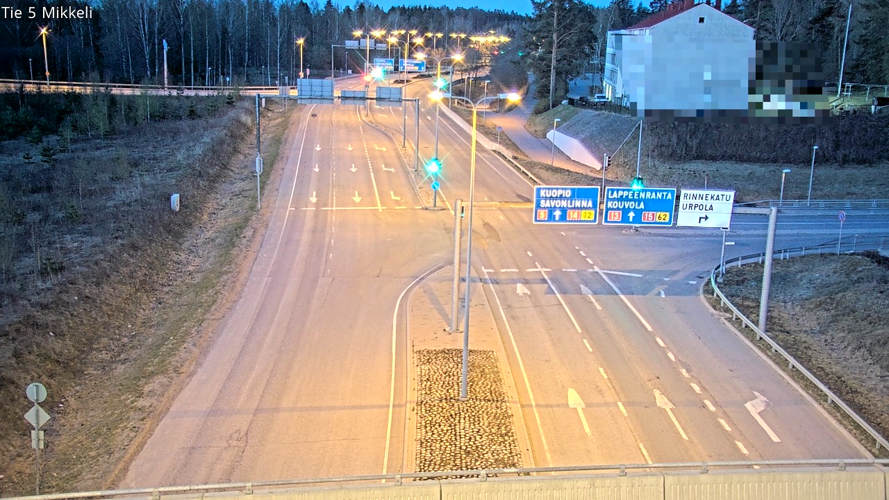 Weather Camera Image Road 5 Mikkeli, Mikkeli, Etelä-Savo