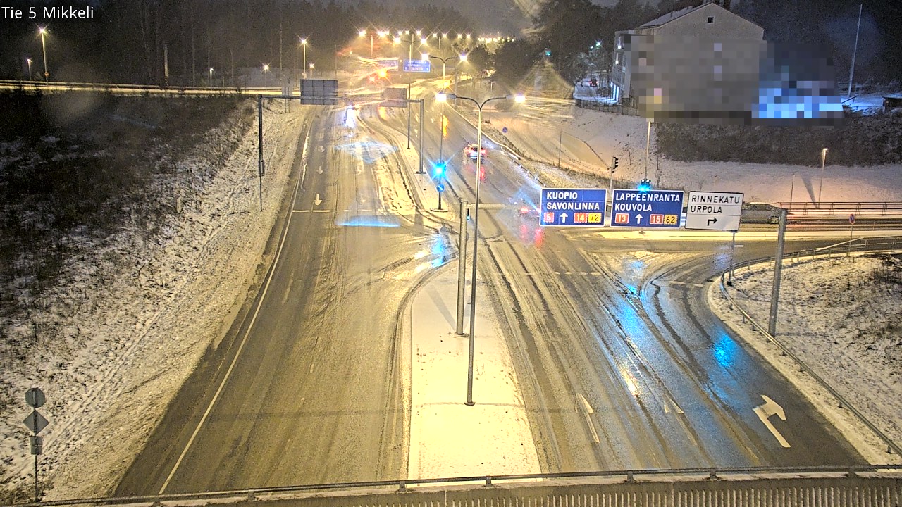 Weather Camera Image Road 5 Mikkeli, Mikkeli, Etelä-Savo