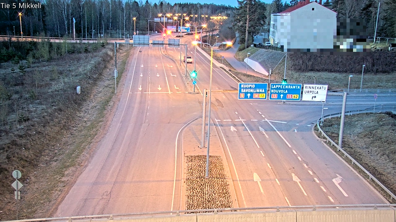 Weather Camera Image Road 5 Mikkeli, Mikkeli, Etelä-Savo
