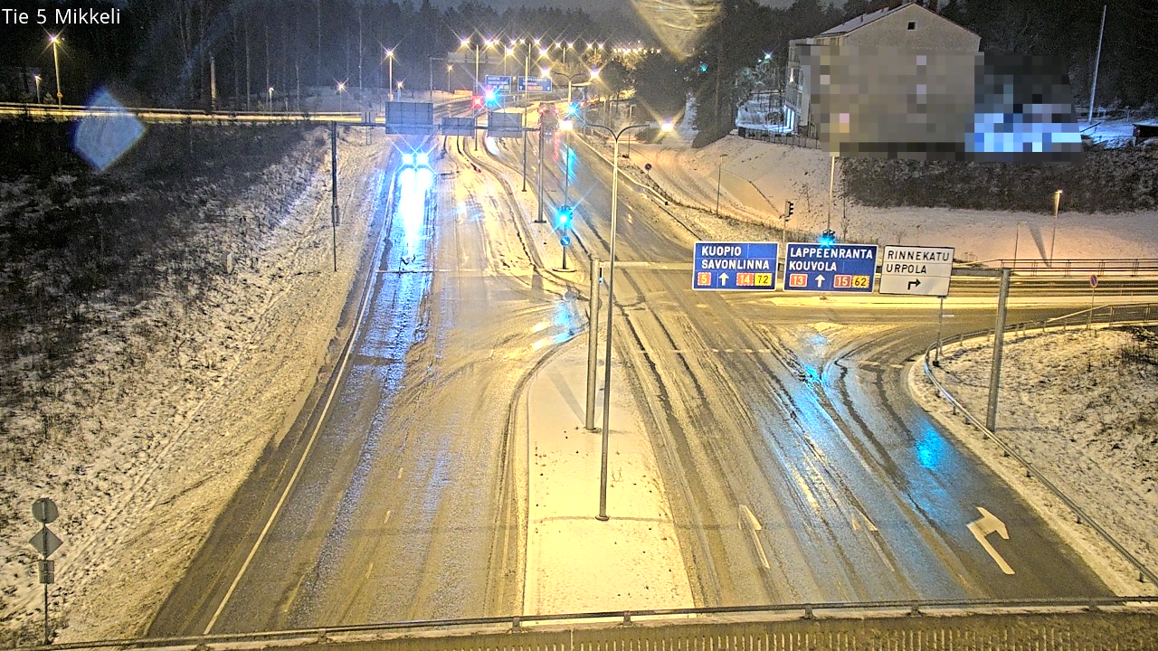 Weather Camera Image Road 5 Mikkeli, Mikkeli, Etelä-Savo